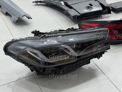 Комплект обвеса рестайлинг M paket LCI 2020+ для BMW 5 series G30 2016-2020 с фарами Shadow Line