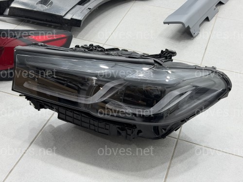 Комплект обвеса рестайлинг M paket LCI 2020+ для BMW 5 series G30 2016-2020 с фарами Shadow Line