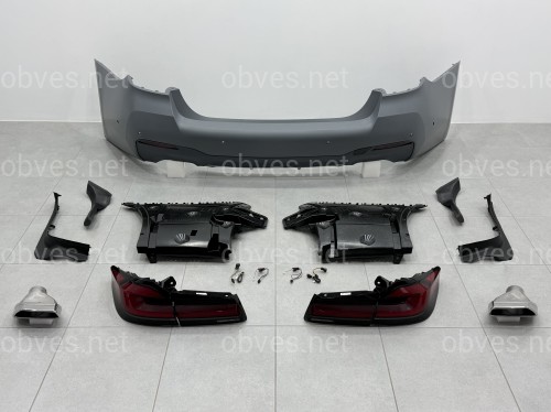 Комплект обвеса рестайлинг M paket LCI 2020+ для BMW 5 series G30 2016-2020 с фарами BMW LED Комплект обвеса рестайлинг M paket LCI 2020+ для BMW 5 series G30 2016-2020 с фарами BMW LED
