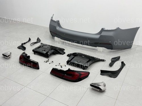 Комплект обвеса рестайлинг M paket LCI 2020+ для BMW 5 series G30 2016-2020 с фарами BMW LED Комплект обвеса рестайлинг M paket LCI 2020+ для BMW 5 series G30 2016-2020 с фарами BMW LED