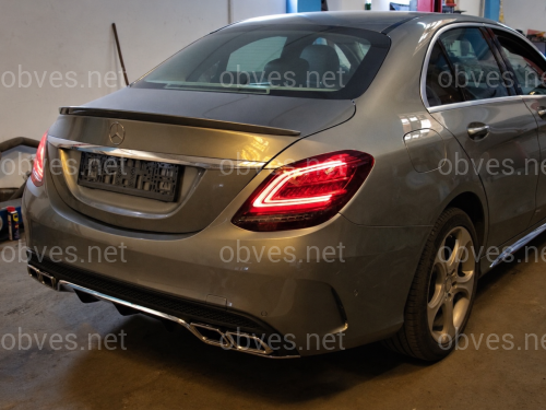Задние LED фонари рестайлинг 2019+ для Mercedes-Benz C-class W205 2015-2021 желтый поворот Задние LED фонари рестайлинг 2019+ для Mercedes-Benz C-class W205 2015-2021 желтый поворот