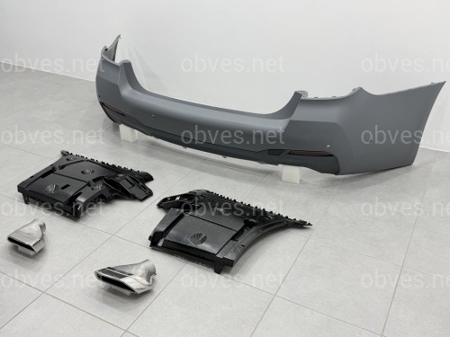 Комплект обвеса M paket LCI BMW 5 series G30 2020+ (передний / задний бампер, пороги, насадки на труби, жалюзи, ноздри)