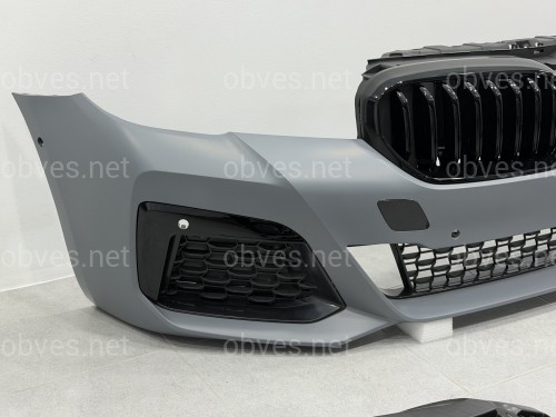 Комплект обвеса M paket LCI BMW 5 series G30 2020+ (передний / задний бампер, пороги, насадки на труби, жалюзи, ноздри)