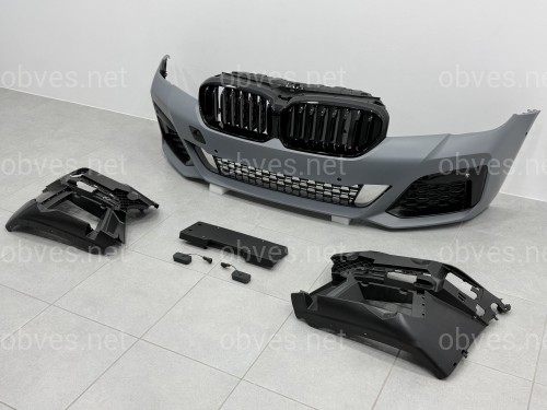 Комплект обвеса M paket LCI BMW 5 series G30 2020+ (передний / задний бампер, пороги, насадки на труби, жалюзи, ноздри)