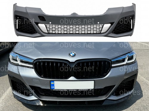 Передний бампер M Paket BMW 5 Series G30 G31 LCI 2020-2023
