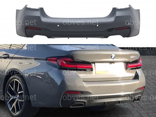 Задний бампер M Paket LCI BMW 5 Series G30 LCI 2017-2022