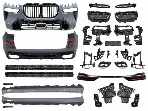 Рестайлинг комплект обвеса M ПАКЕТ BMW X7 G07 2023+ для 2019-2022