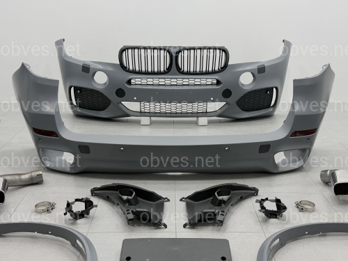 Комплект обвеса M-Tech для BMW X5 F15 (передний / задний бампер, пороги, арки,трубы)