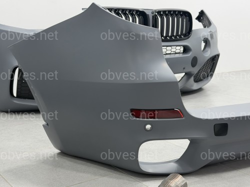 Комплект обвеса M-Tech для BMW X5 F15 (передний / задний бампер, пороги, арки,трубы)