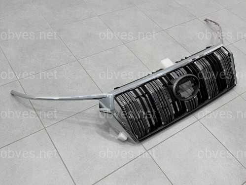 Решетка радиатора с ресницами Toyota Land Cruiser Prado 150 2018-2022