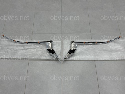 Решетка радиатора с ресницами Toyota Land Cruiser Prado 150 2018-2022