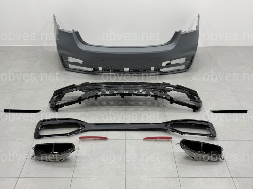 Комплект обвеса с решеткой M760 BLACK для BMW 7 series G12 2019-2022 Комплект обвеса с решеткой M760 BLACK для BMW 7 series G12 2019-2022