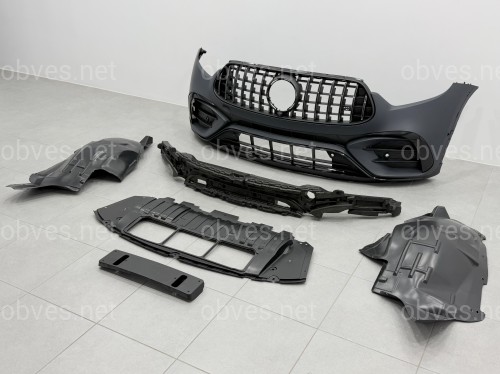 Передний бампер AMG 63 для Mercedes GLC X254 2023- Передний бампер AMG 63 для Mercedes GLC X254 2023-