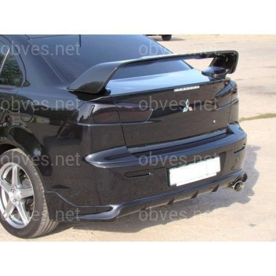 Спойлер на багажник EVO Lancer X 2007-2015 ABS пластик под покраску Спойлер на багажник EVO Lancer X 2007-2015 ABS пластик под покраску