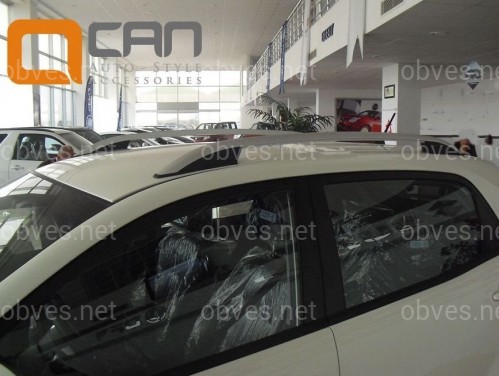 Рейлинги на крышу Renault Sandero 2009- модель Crown