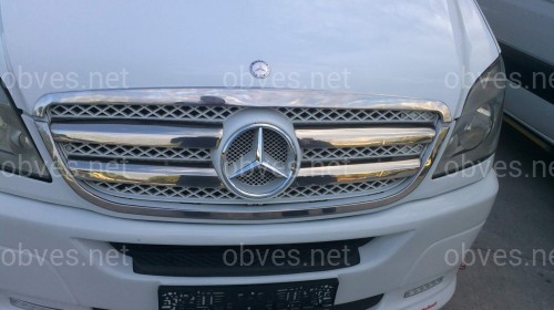 Хром окантовка решетки радиатора Mercedes-Benz Sprinter W906 2006-2013 Хром окантовка решетки радиатора Mercedes-Benz Sprinter W906 2006-2013