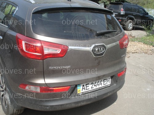Накладка на багажник 
Kia Sportage R 2010-