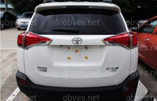 Хром накладки на стопы Toyota RAV-4 2013-2015 Хром накладки на стопы Toyota RAV-4 2013-2015