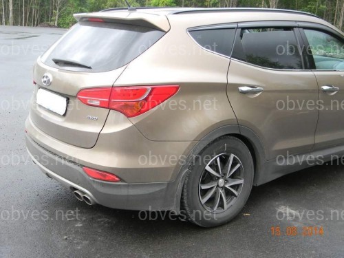Дефлекторы окон Clover Hyundai Santa Fe 4 шт 2012- Дефлекторы окон Clover Hyundai Santa Fe 4 шт 2012-