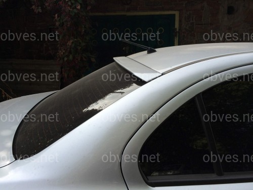 Козырёк на стекло Mitsubishi Lancer X 2007-2015 ABS пластик под покраску